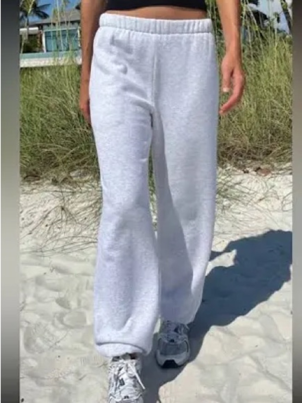 Brandy Melville Rosa Gray Sweatpants
